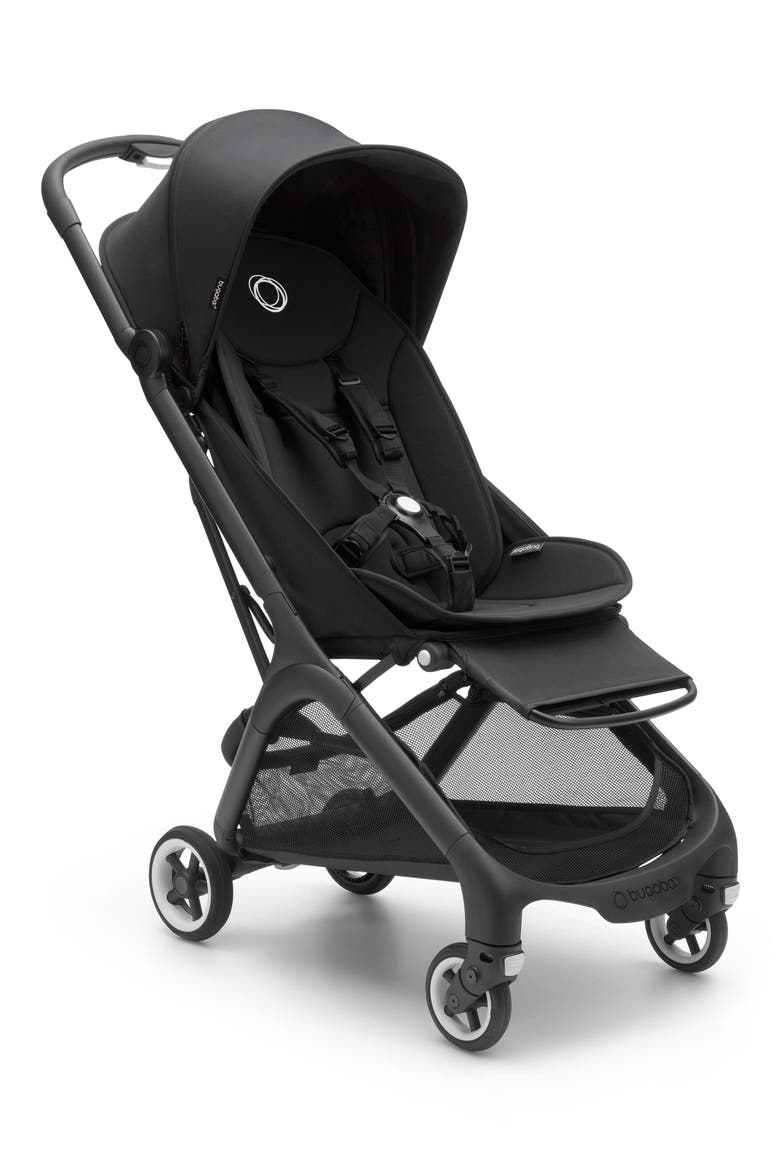 Butterfly Stroller, Main, color, BLACK/ MIDNIGHT BLACK
