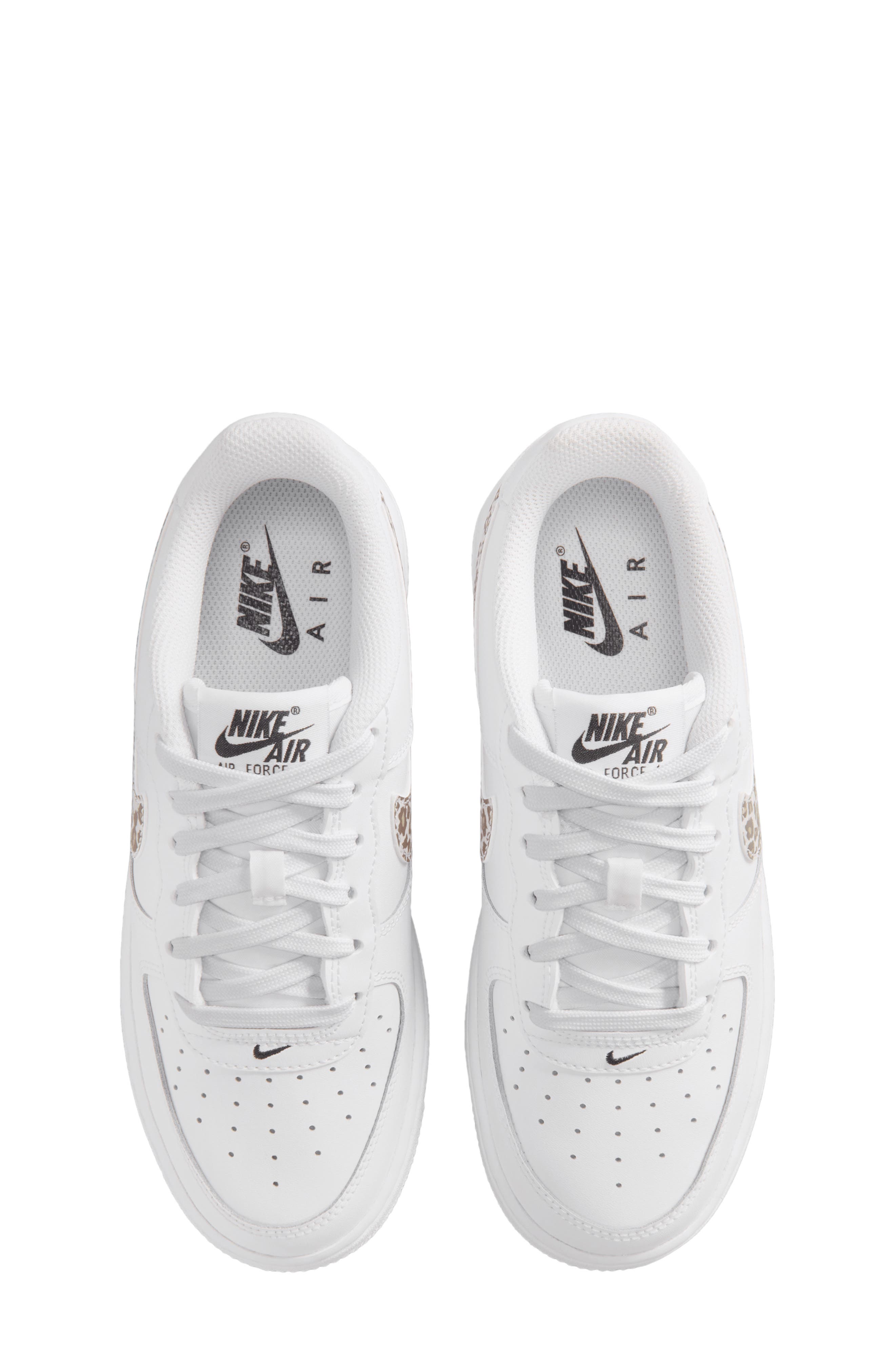 Nike Kids' Air Force 1 Low Basketball Sneaker, Alternate, color, White/ Black