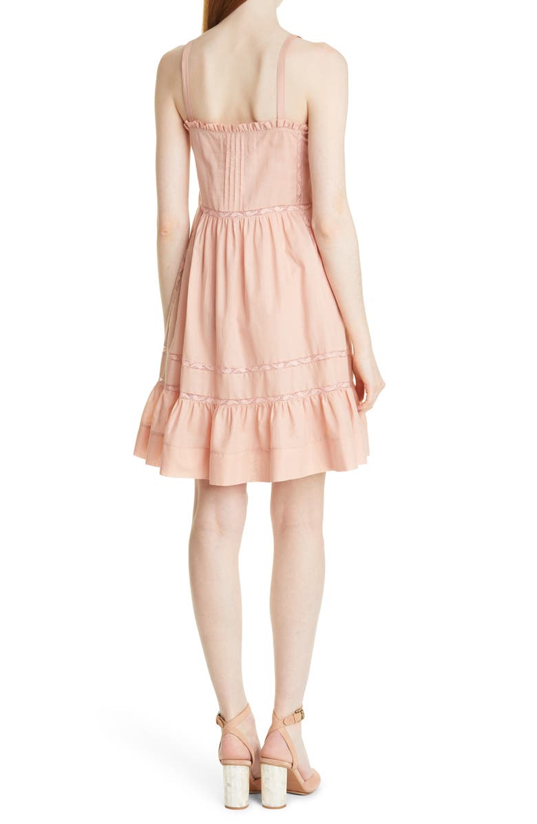 See by Chloé Lace Trim Sundress, Alternate, color,