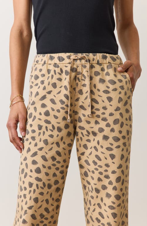MARINE LAYER MARINE LAYER PRINT DENIM DRAWSTRING PANTS 