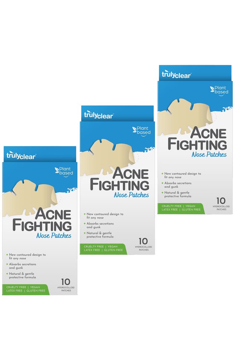 TRULY CLEAR Nose Patches, 3 Packs, Main, color,