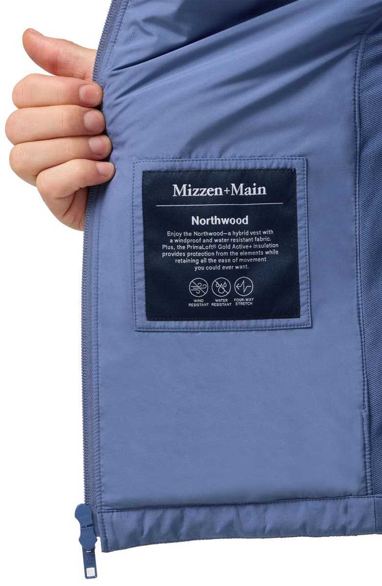 Mizzen+Main Northwood Mixed Media Vest, Alternate, color, 