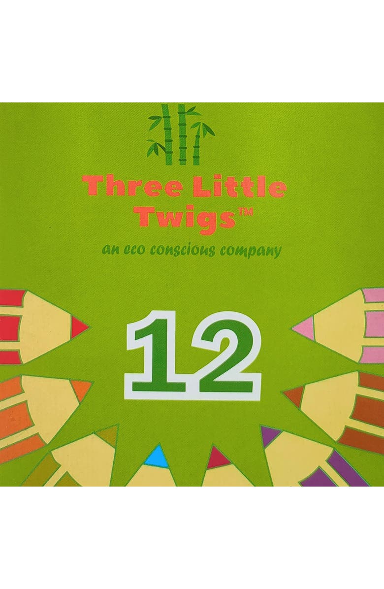 Three Little Twigs Colored Pencil Set, Alternate, color, Multicolored