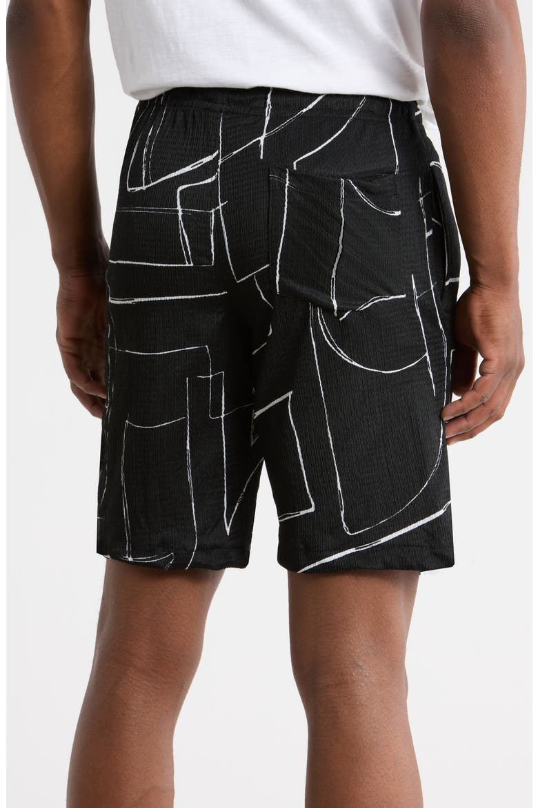 Drawstring Shorts, Alternate, color, BLACK