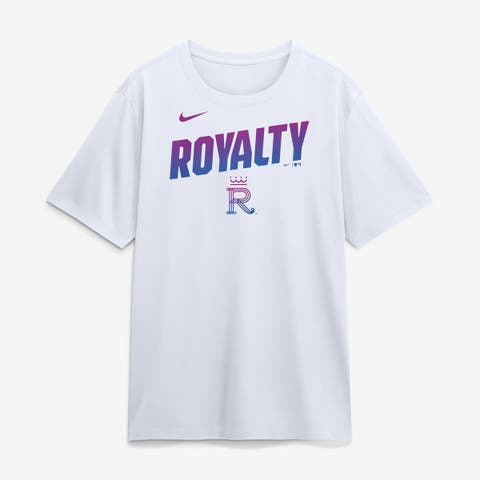 Men's Nike White Kansas City Royals 2026 City Connect Team Phrase Script Dri-FIT T-Shirt