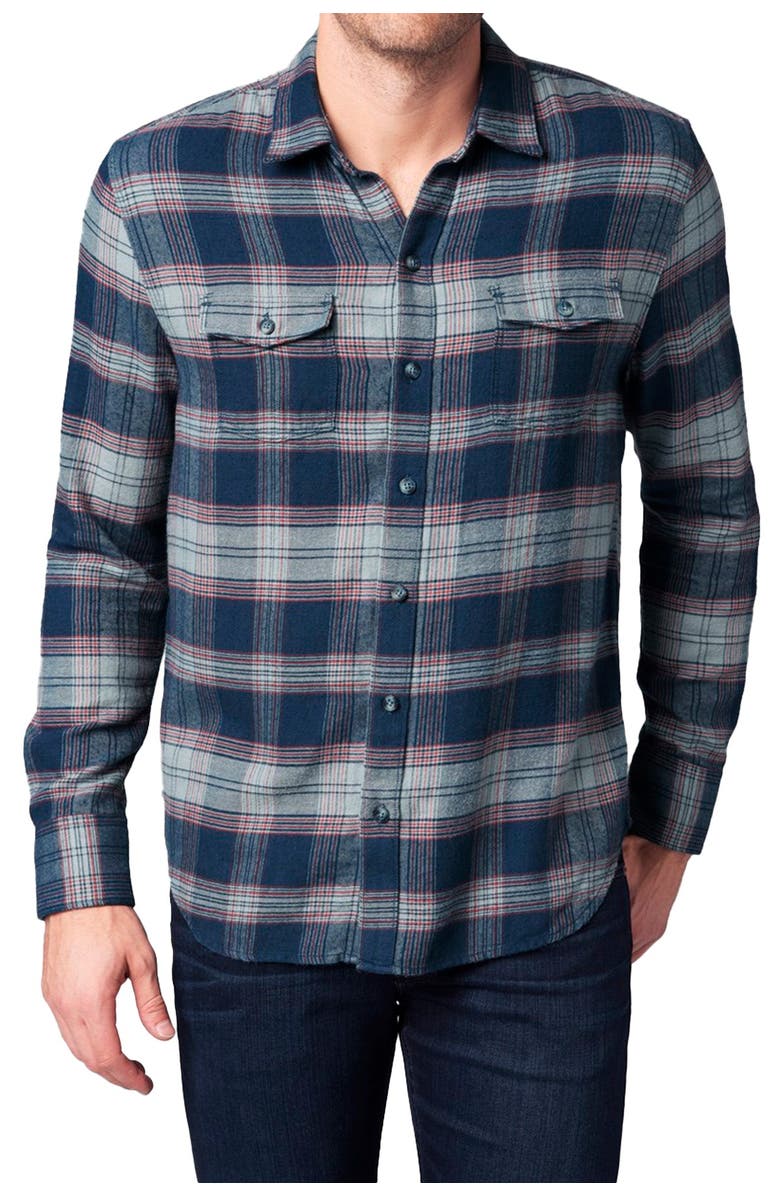 PAIGE Everett Plaid Shirt, Main, color,