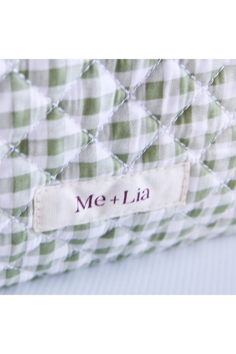 Make-up Pouch - Small, Alternate, color, Gingham Matcha