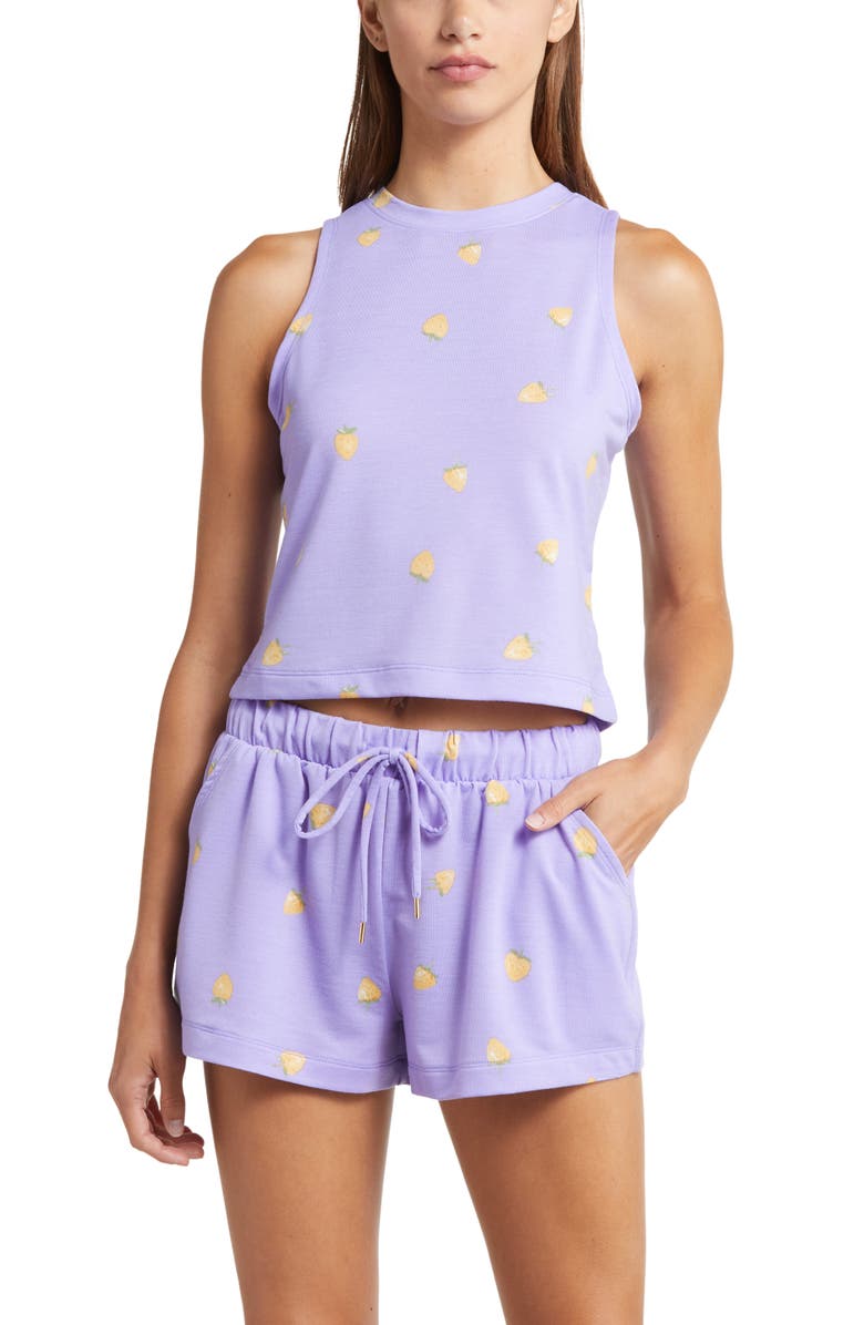 Honeydew Off Days Short Pajamas, Main, color, 