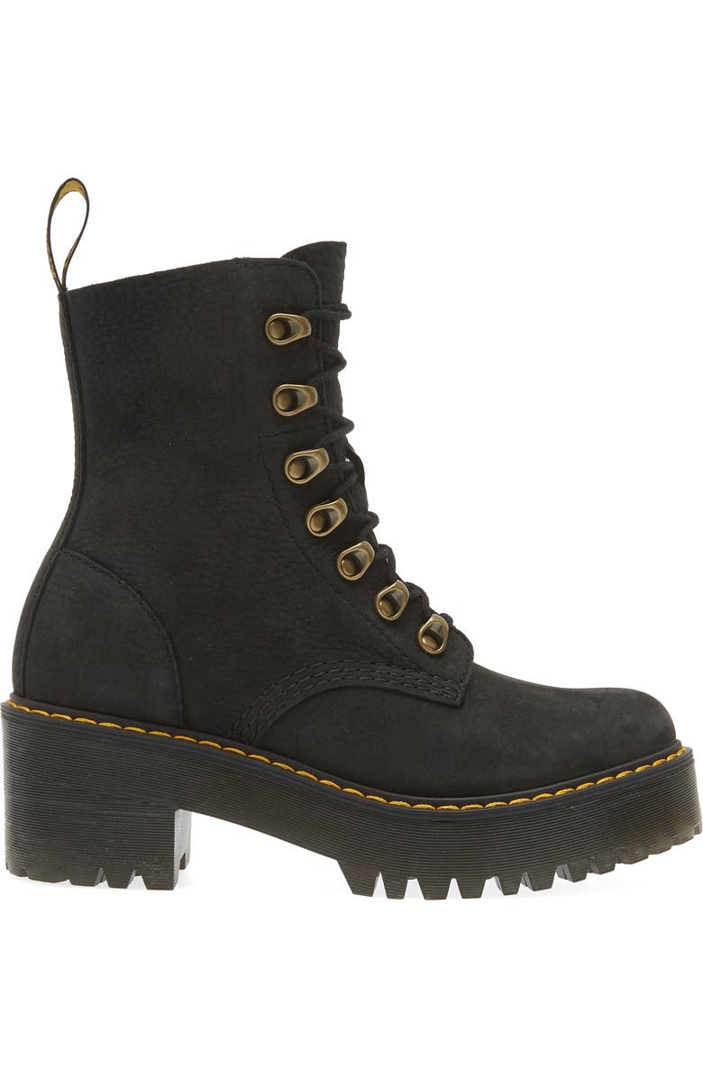 Dr. Martens Leona Combat Boot, Alternate, color,