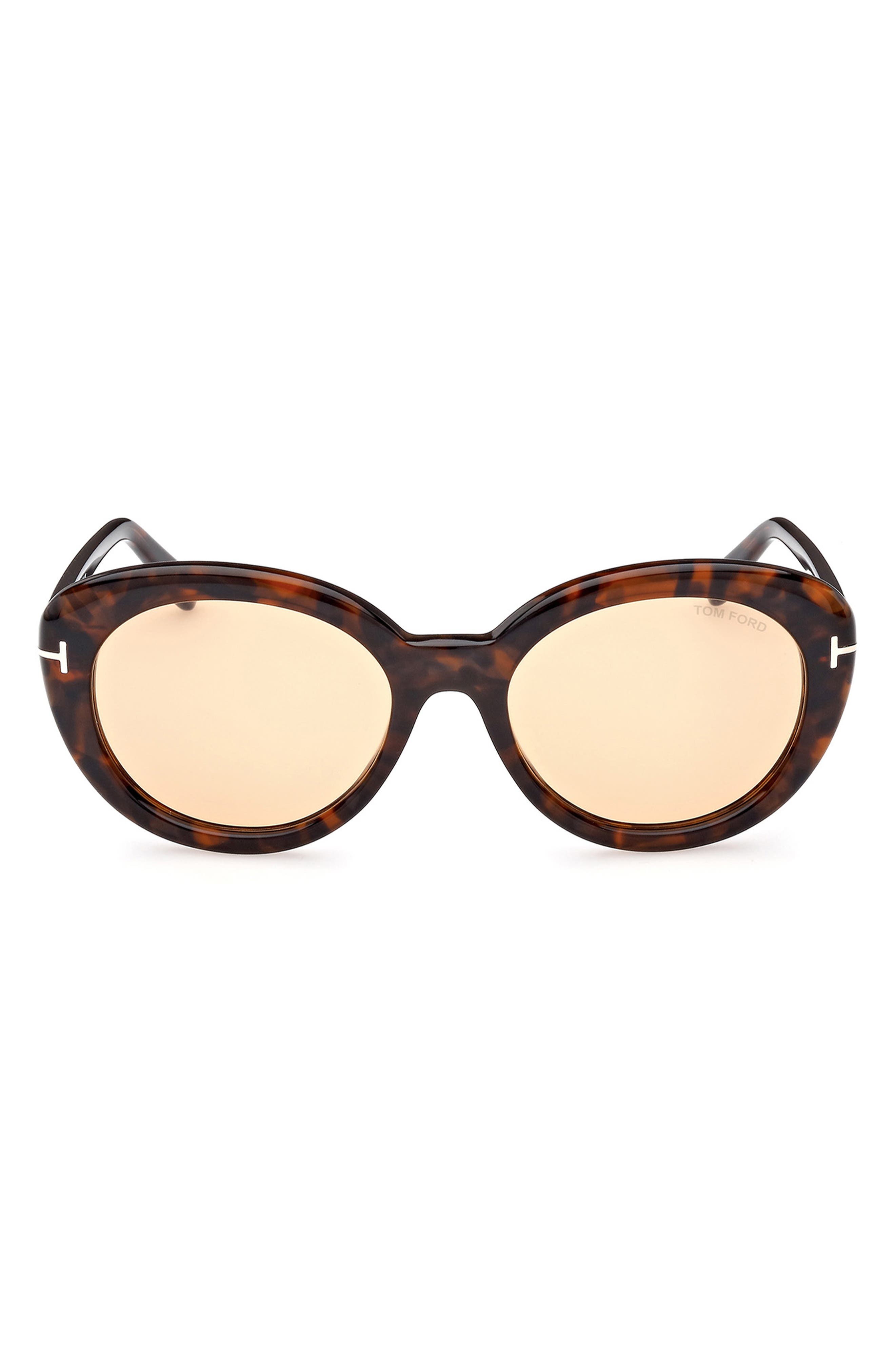TOM FORD Lily-02 55mm Tinted Cat Eye Sunglasses