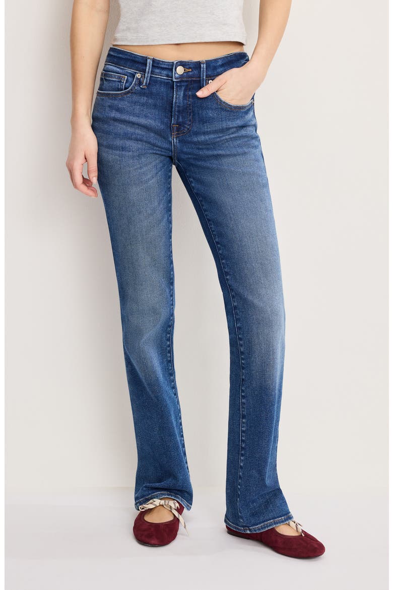 Low Rise Slim Bootcut Jeans, Alternate, color, INDIGO1218