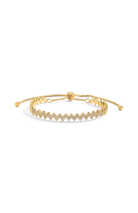 Pave Zig Zag Bracelet