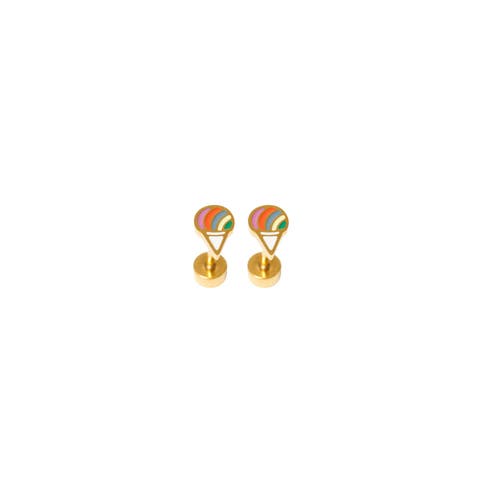 Snowcone Stud Earrings