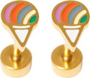 Pip Pop Snowcone Stud Earrings