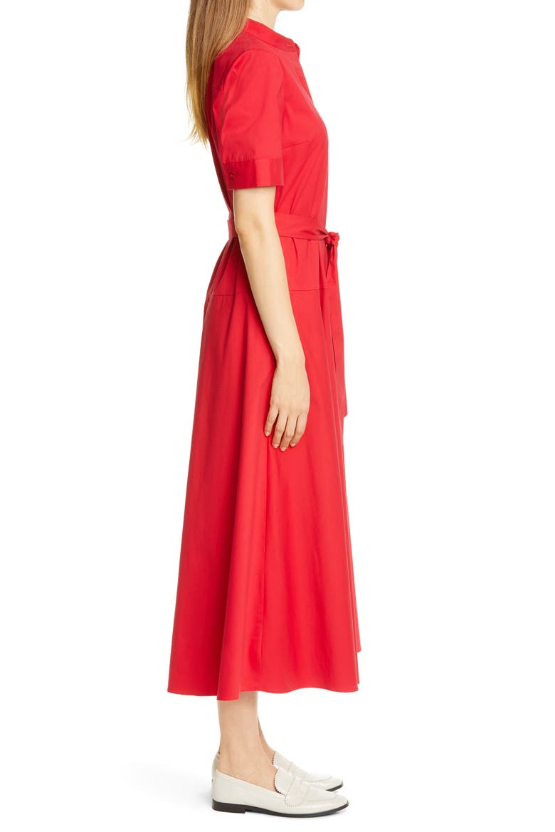Augustina Belted Midi Shirtdress, Alternate, color, SPARK