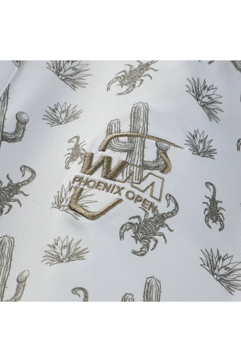 Men's Flomotion Gray WM Phoenix Open Calyspo Cactus Polo, Alternate, color, Gray