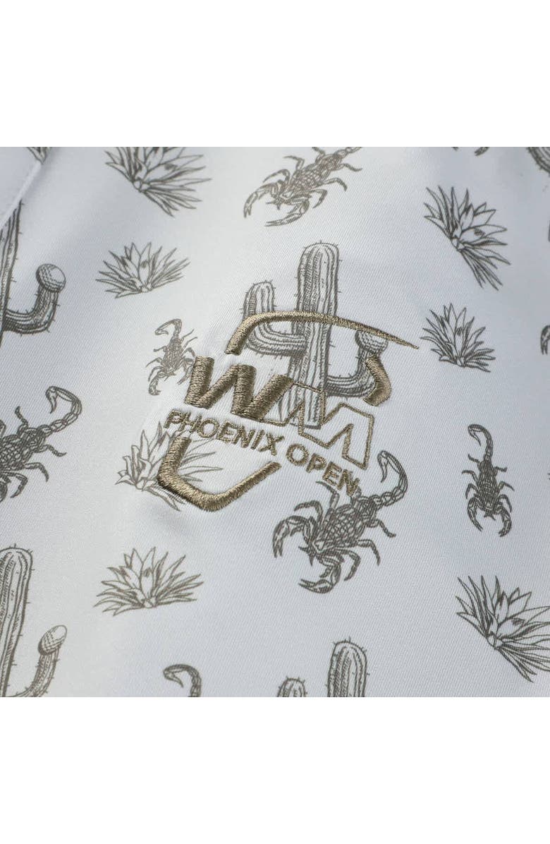 FLOMOTION Men's Flomotion Gray WM Phoenix Open Calyspo Cactus Polo, Alternate, color, Gray