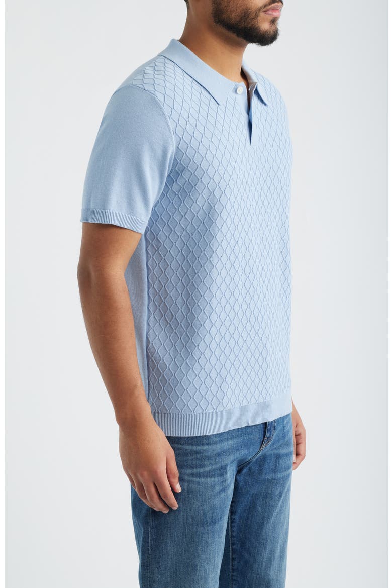 Diama Polo Sweater, Alternate, color, WATER
