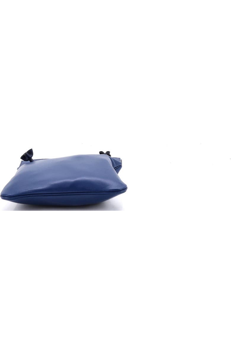 Pre-Owned Hermes Aline Bag Milo Lambskin and Swift Mini, Alternate, color, Bleu Saphir