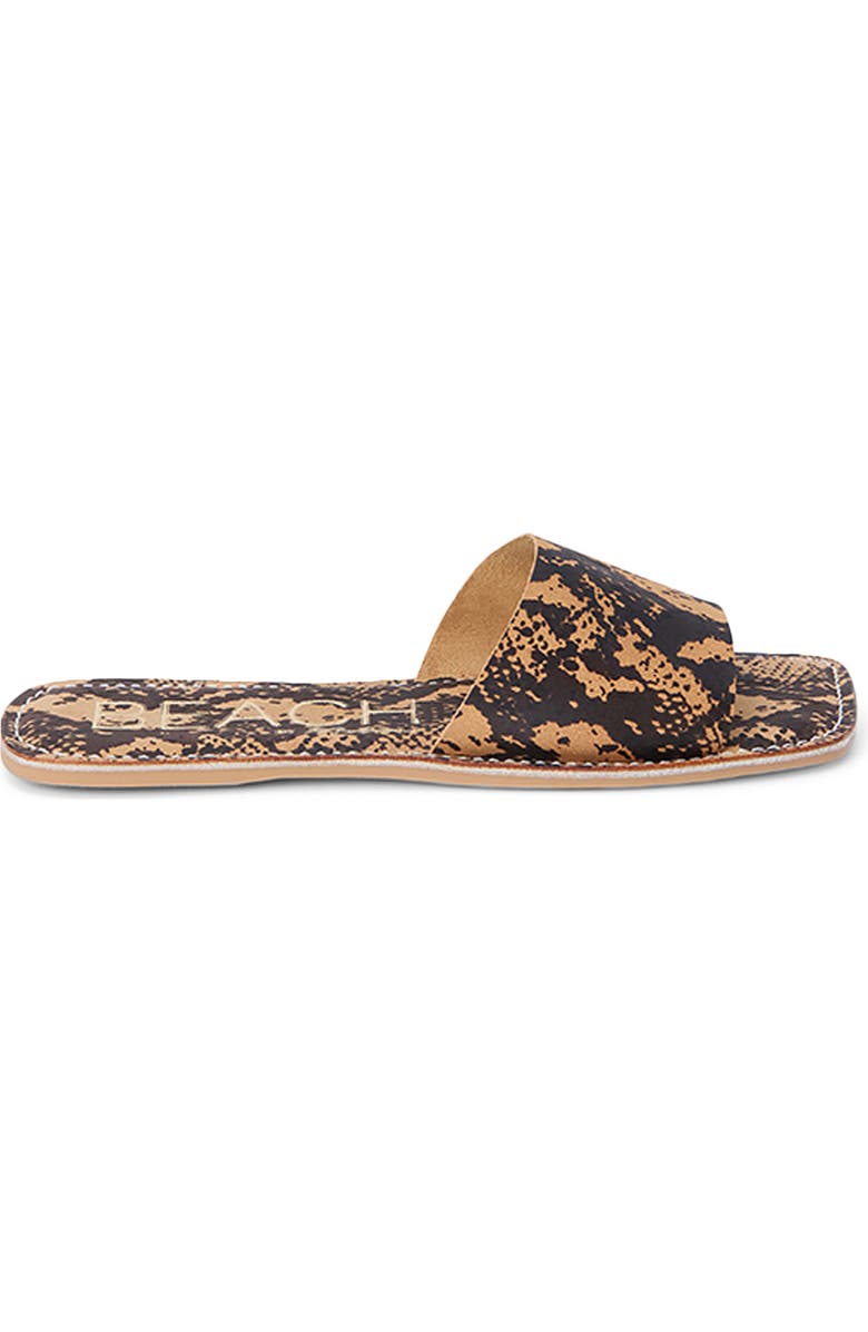 BEACH BY MATISSE Bali Slide Sandal, Alternate, color, Tan Python