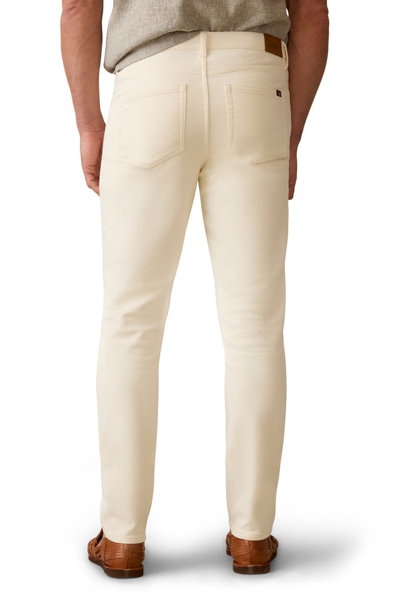Terry Five-Pocket Stretch Pants, Alternate, color, EGRET