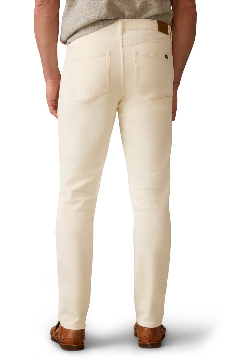 Faherty Terry Five-Pocket Stretch Pants, Alternate, color, Egret