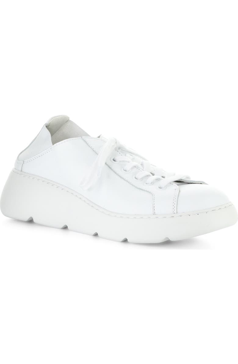 Fly London Joof Sneaker, Main, color, White
