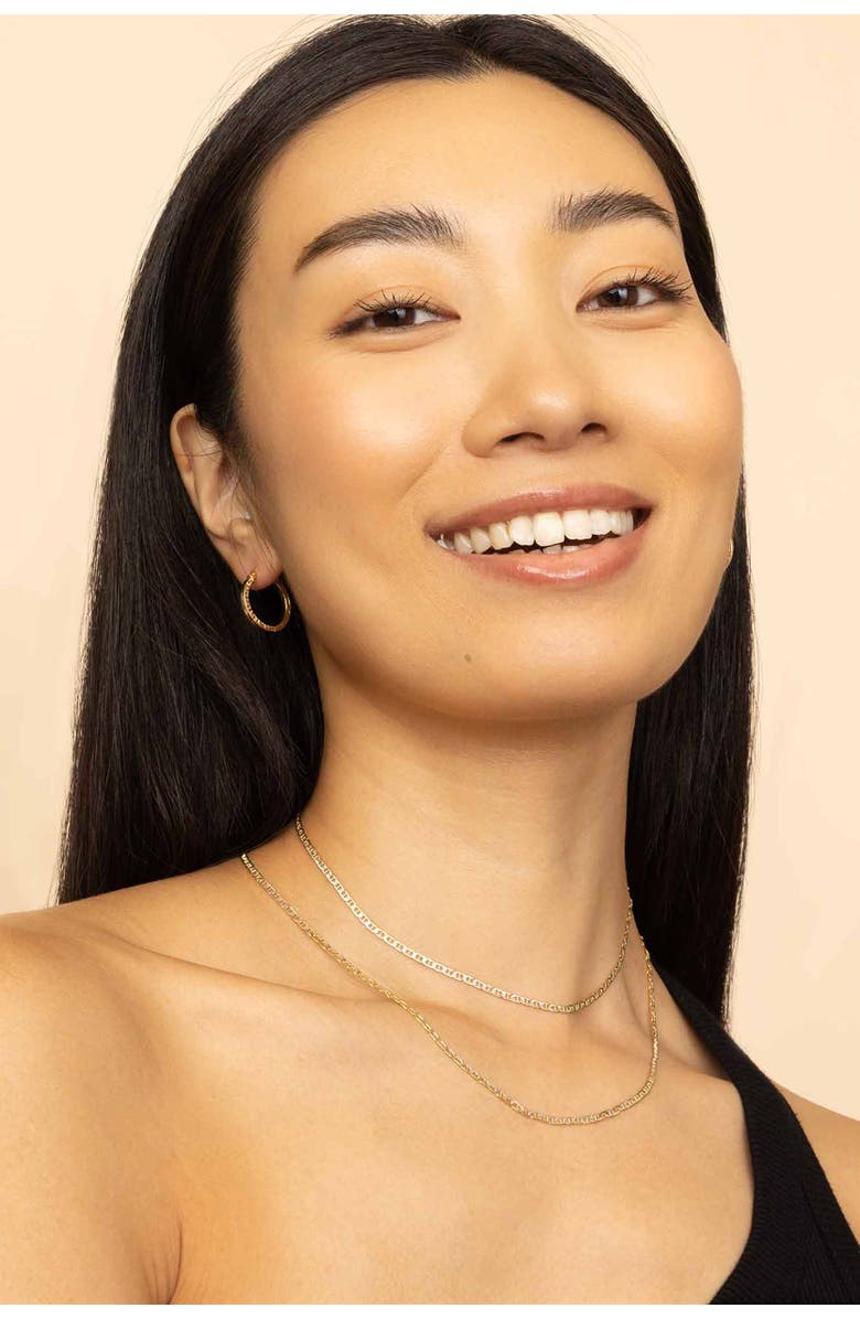 Oradina 14K Gold Mystic Mariner Pavé Necklace, Alternate, color, Yellow Gold