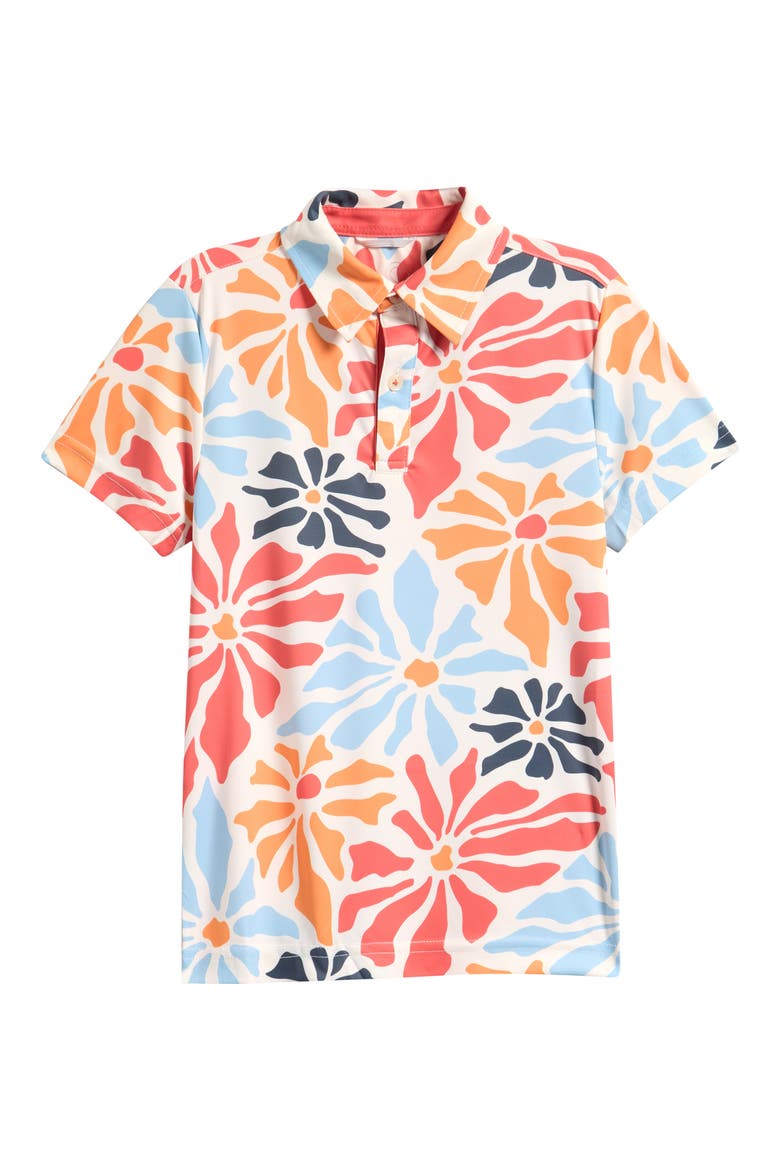 Kids' Donald Athletic Fit Polo, Main, color, MELON