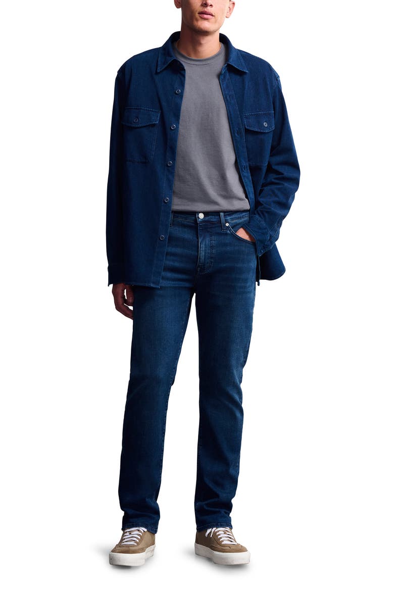 Bridge Straight Leg Jeans, Alternate, color, INK DENIM