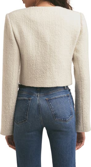 The Emily Bouclé Crop Jacket