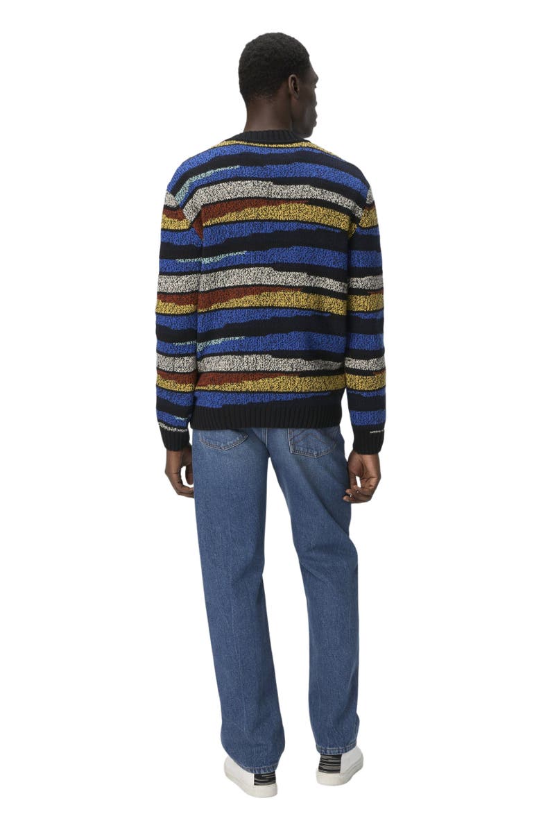 Missoni The Cardigan In Pure Wool With Inlay, Alternate, color, Multicoloured