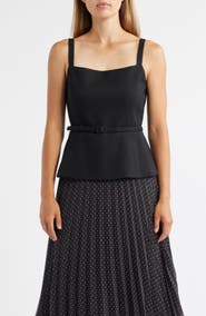 Julia Jordan Sleeveless Mixed Media Midi Dress