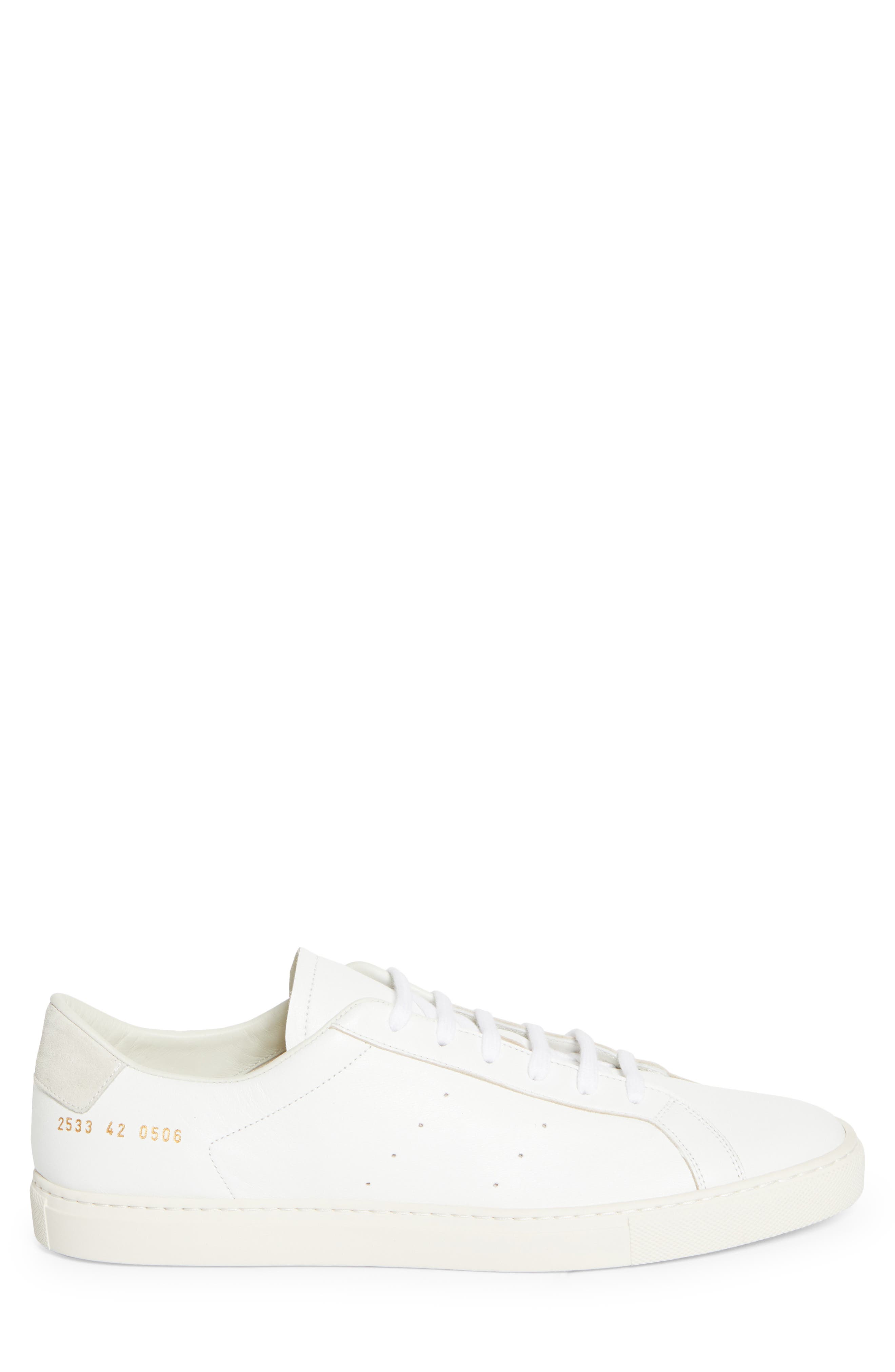 Common Projects Achilles Slim Retro Sneaker, Alternate, color, White