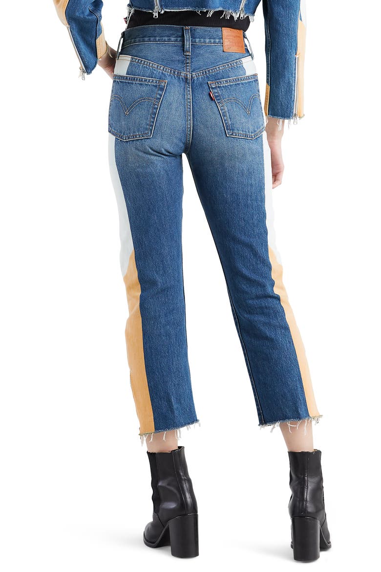 Levi's® 501® Moto Crop Jeans, Alternate, color, SHOW TEETH
