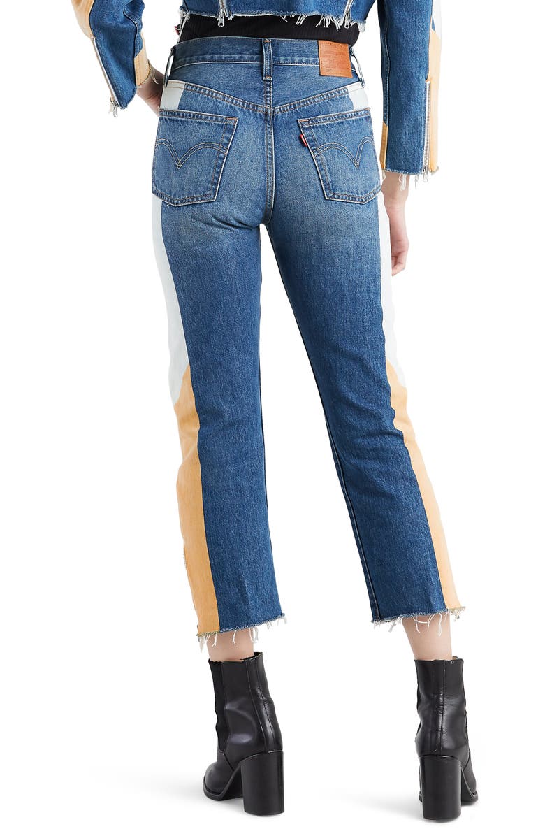 Levi's<sup>®</sup> 501<sup>®</sup> Moto Crop Jeans, Alternate, color,