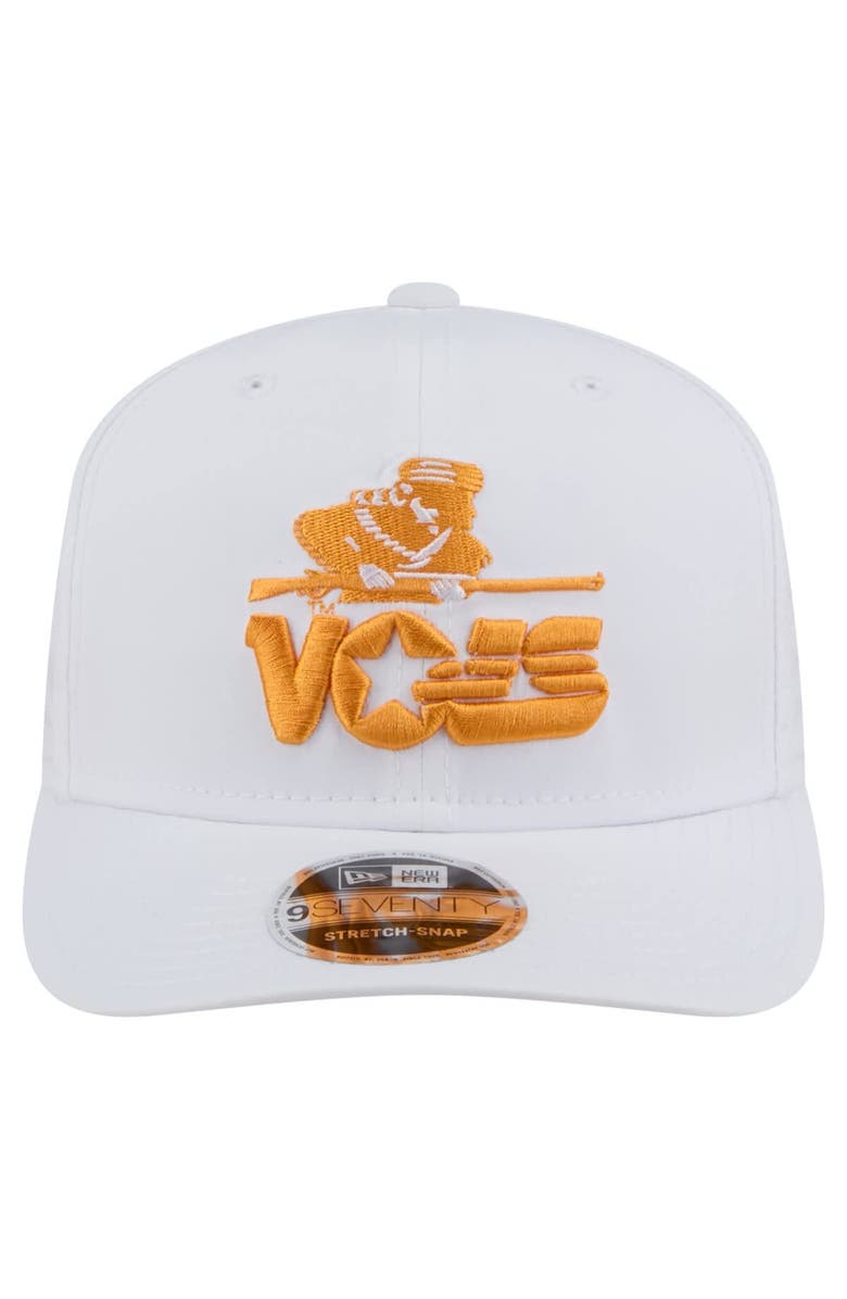 New Era Men's New Era White Tennessee Volunteers Perform Vault 9SEVENTY Stretch-Snap Hat, Alternate, color, 