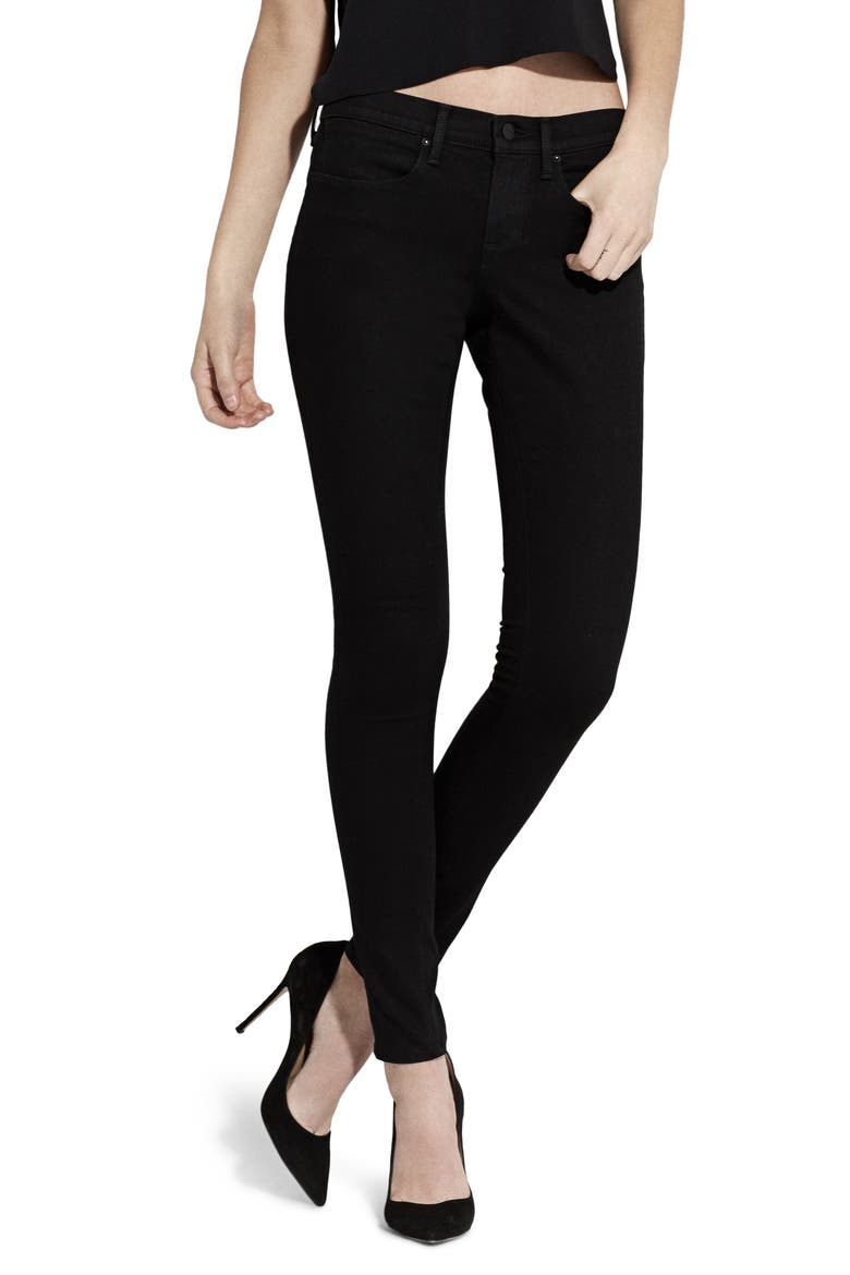 The Skinny Jeans, Main, color, JET BLACK