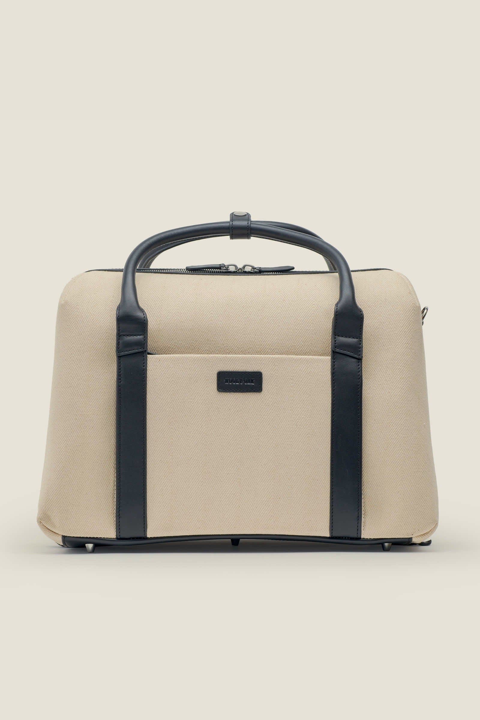 Duffle Suitcase Convertible Underseat Herringbone Weekender, Alternate, color, Herringbone Black