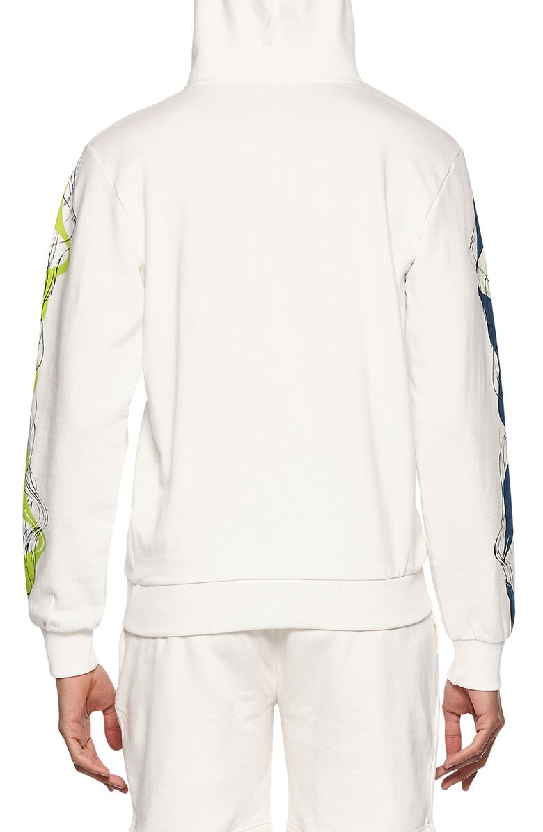 elevenparis Bugs Bunny Cotton Graphic Hoodie, Alternate, color, 