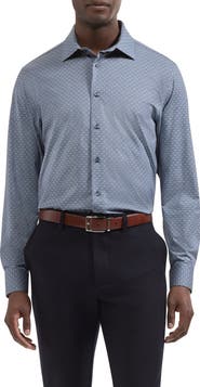 Bugatchi James OoohCotton® Patterned Button Up Shirt