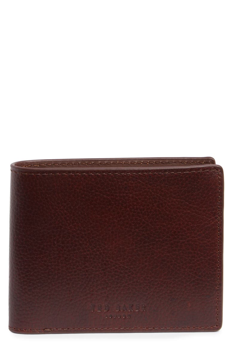 Brockwell Pebbled Bifold Wallet, Main, color, TAN