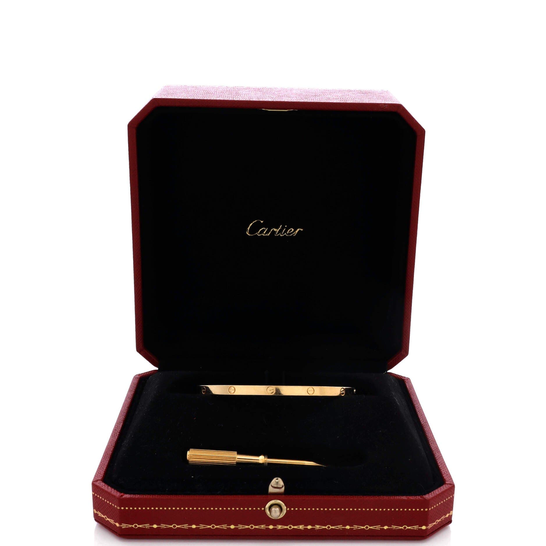 Love Bracelet 18K Yellow Gold Small, Alternate, color, Metallic Gold