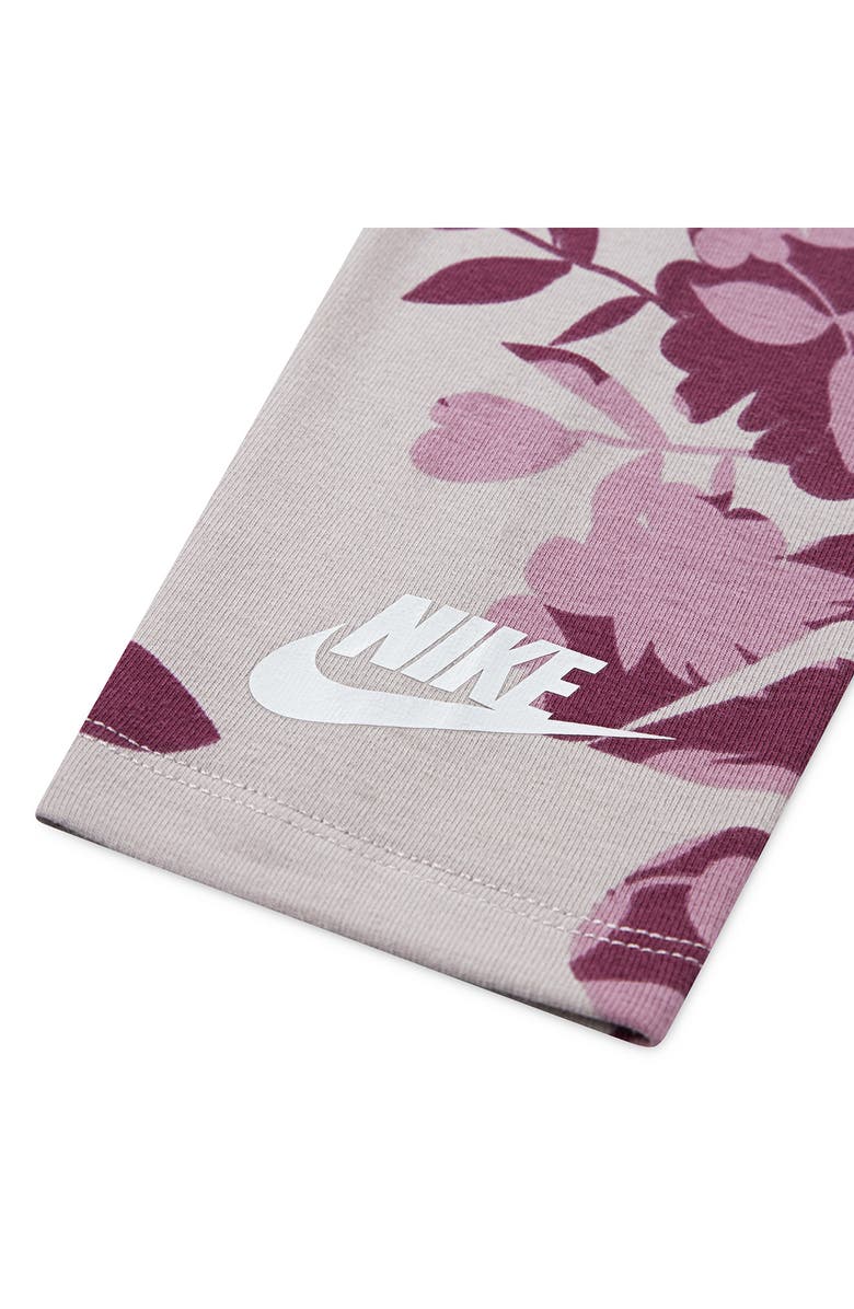 Nike Kids' Club Long Sleeve T-Shirt & Leggings Set, Alternate, color, Platinum Violet