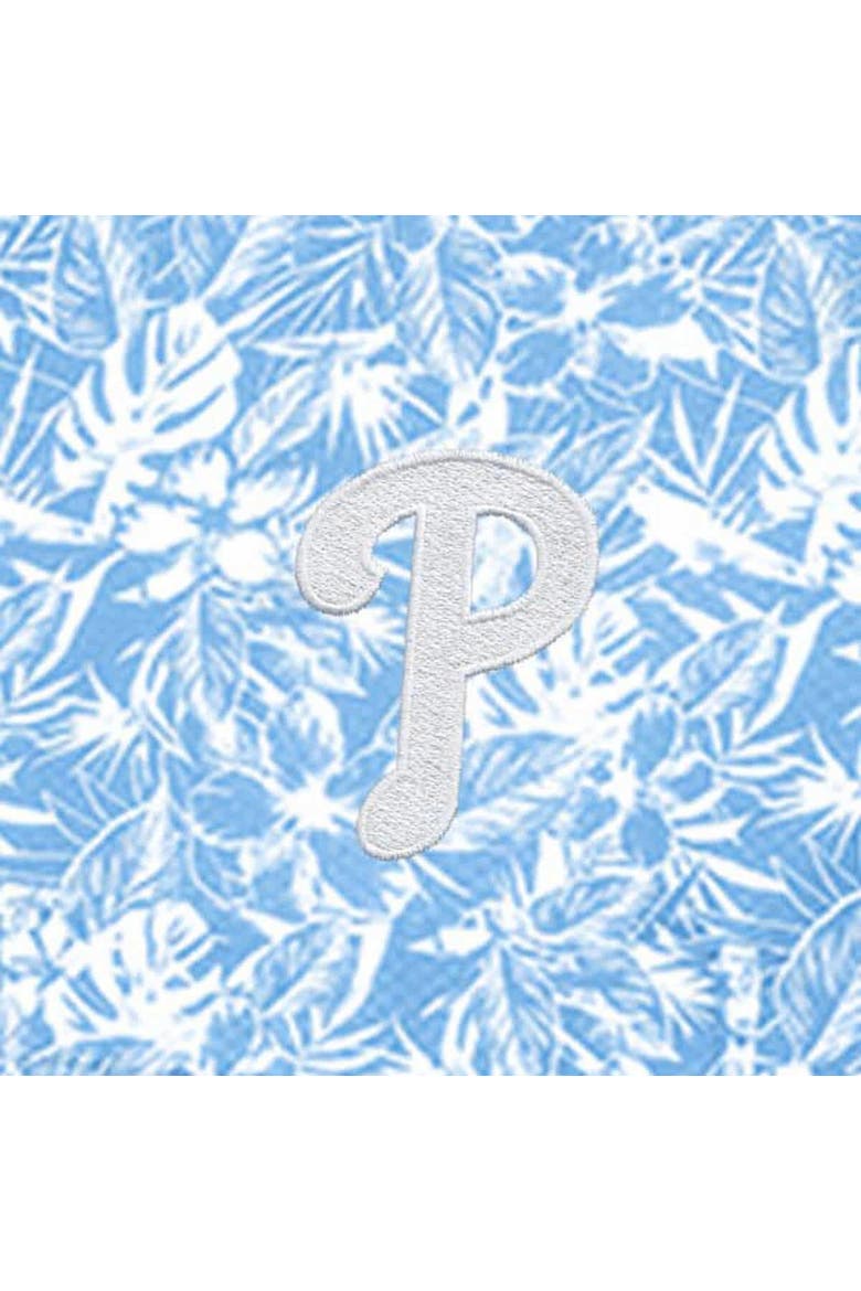 Men's Antigua Powder Blue Philadelphia Phillies Resort Button-Up Shirt, Alternate, color, Powder Blue