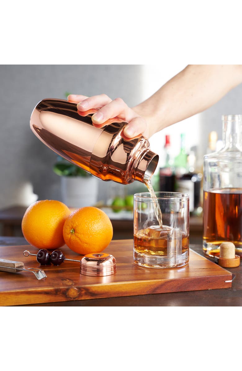 Viski Heavyweight Cocktail Shaker, Alternate, color, Summit