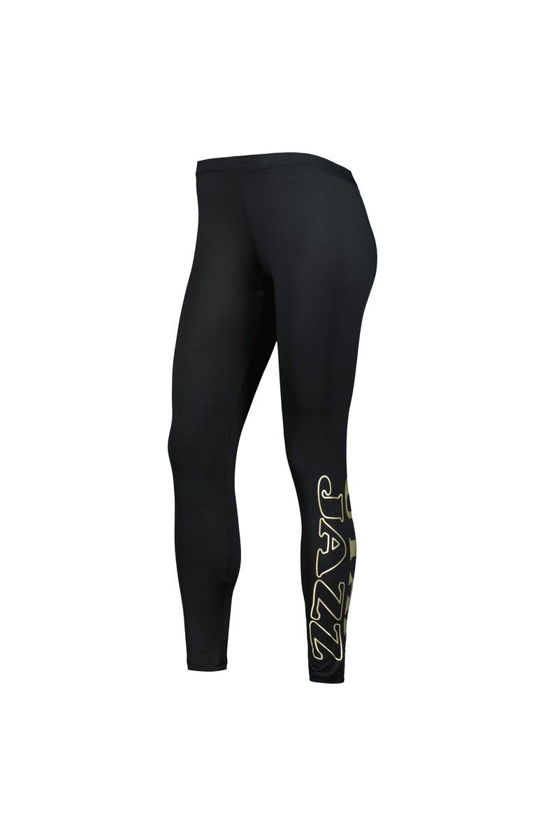 G-III 4HER BY CARL BANKS Women's G-III 4Her by Carl Banks Black Utah Jazz Stadium Leggings, Alternate, color, Black
