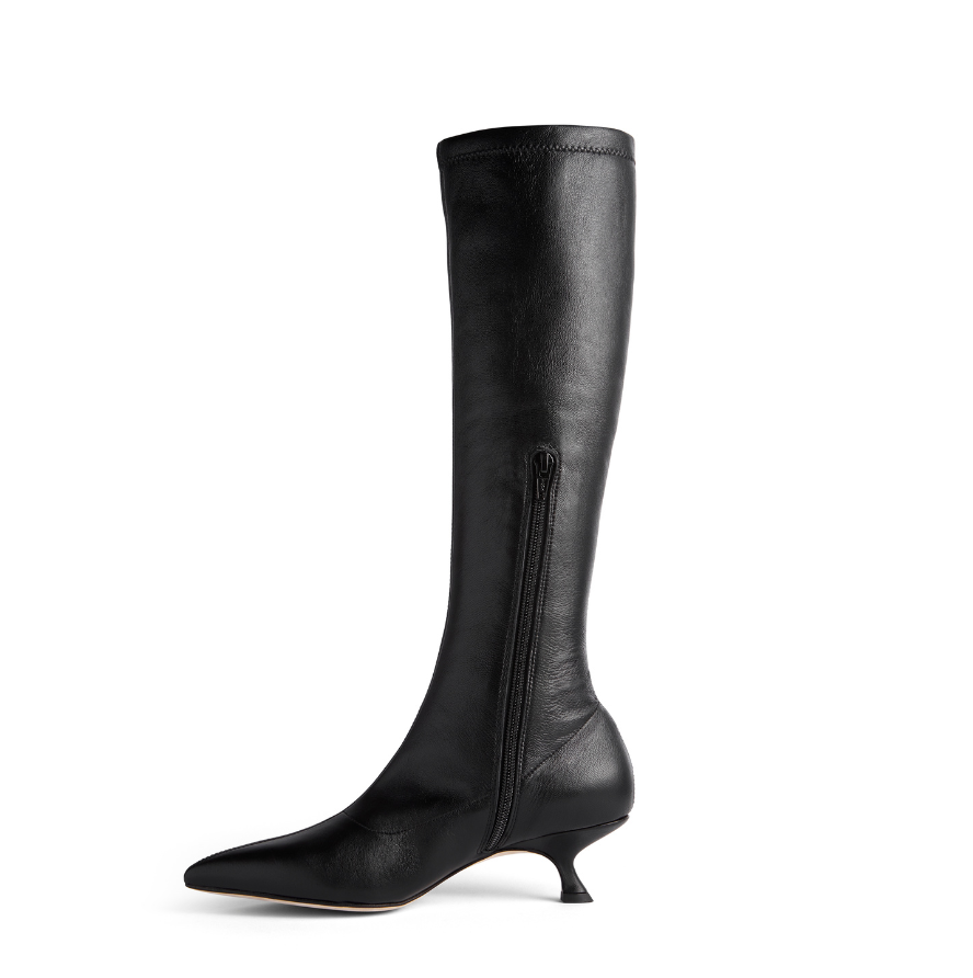 Neil J. Rodgers Seta Stretch Boot, Alternate, color, Black Nappa