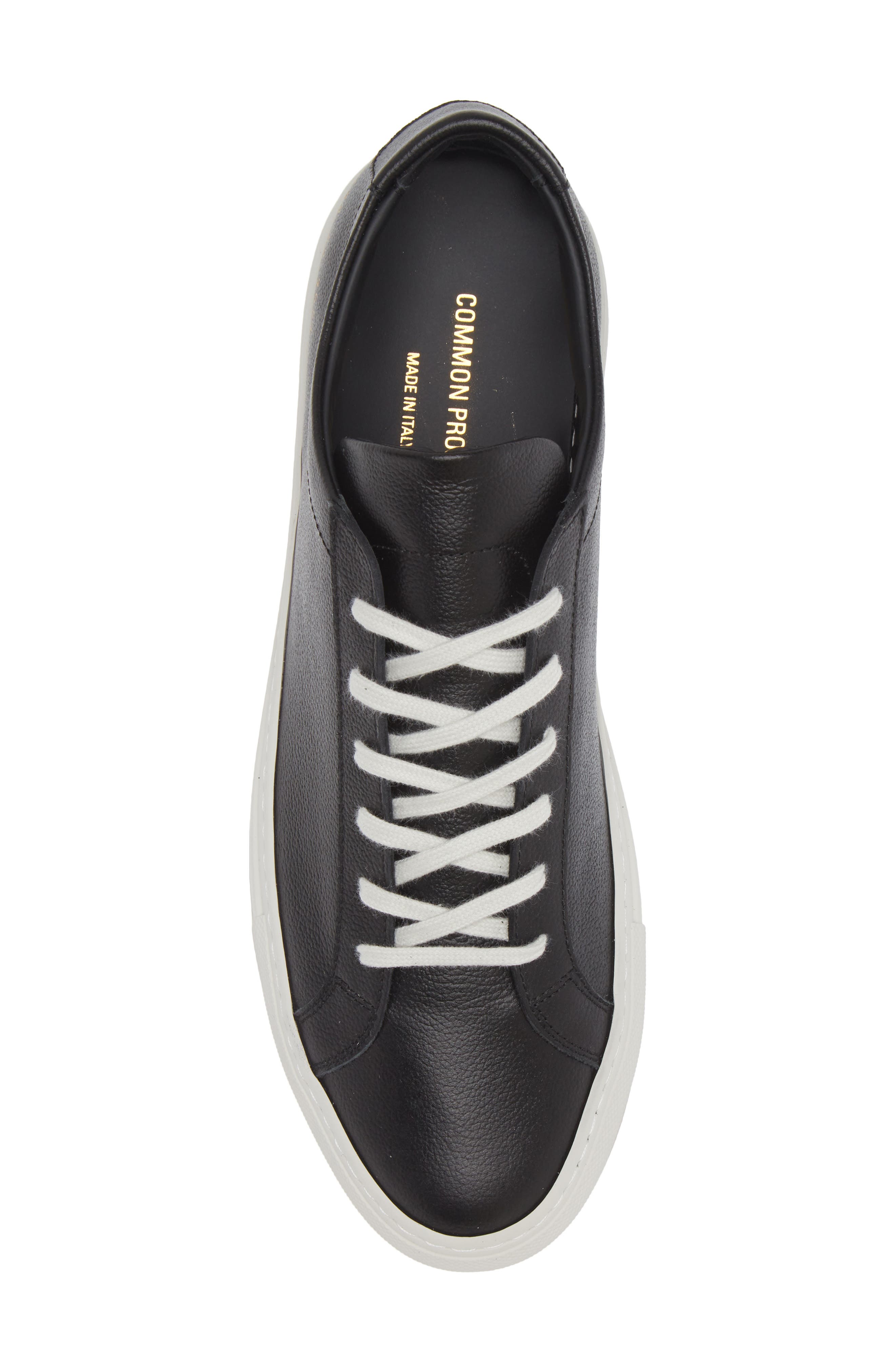 Common Projects Achilles Contrast Sneaker, Alternate, color, Black