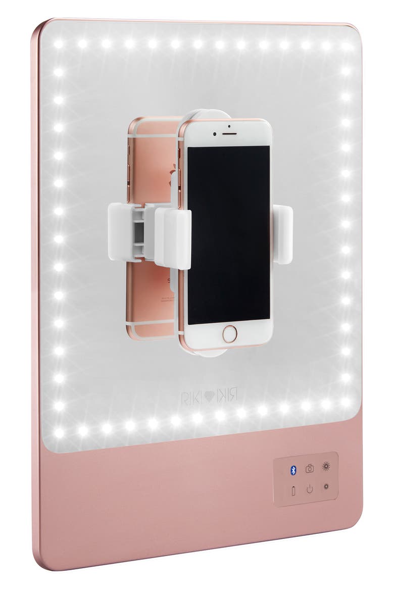 10X Skinny Lighted Mirror $230 Value, Alternate, color, ROSE GOLD